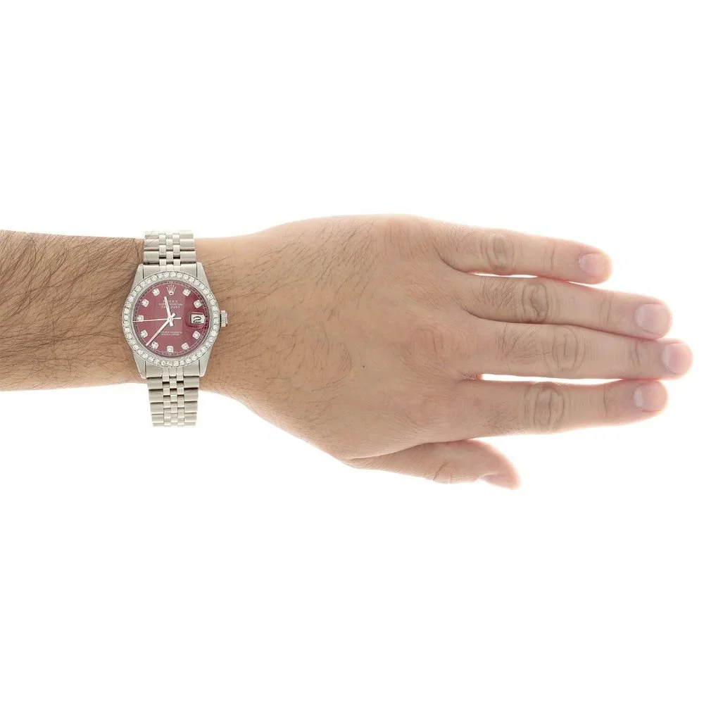 Rolex 36mm Men's 2CT Diamond Watch!! MINT!